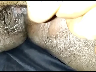 Indian girl playing with her pussy