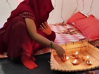 Dipawali special day fucking with boyfriend bhabhi Indian village beautiful really hot Sex